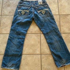 Men’s straight cut Rock Revival denim  33x32